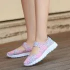 2019 Spring Summer New Leather Women Shoe Casual Flat Shoes