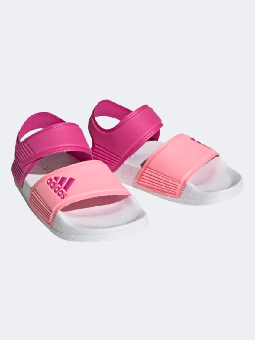 Adidas Adilette Ps-Girls Swim Sandals Lucid Pink