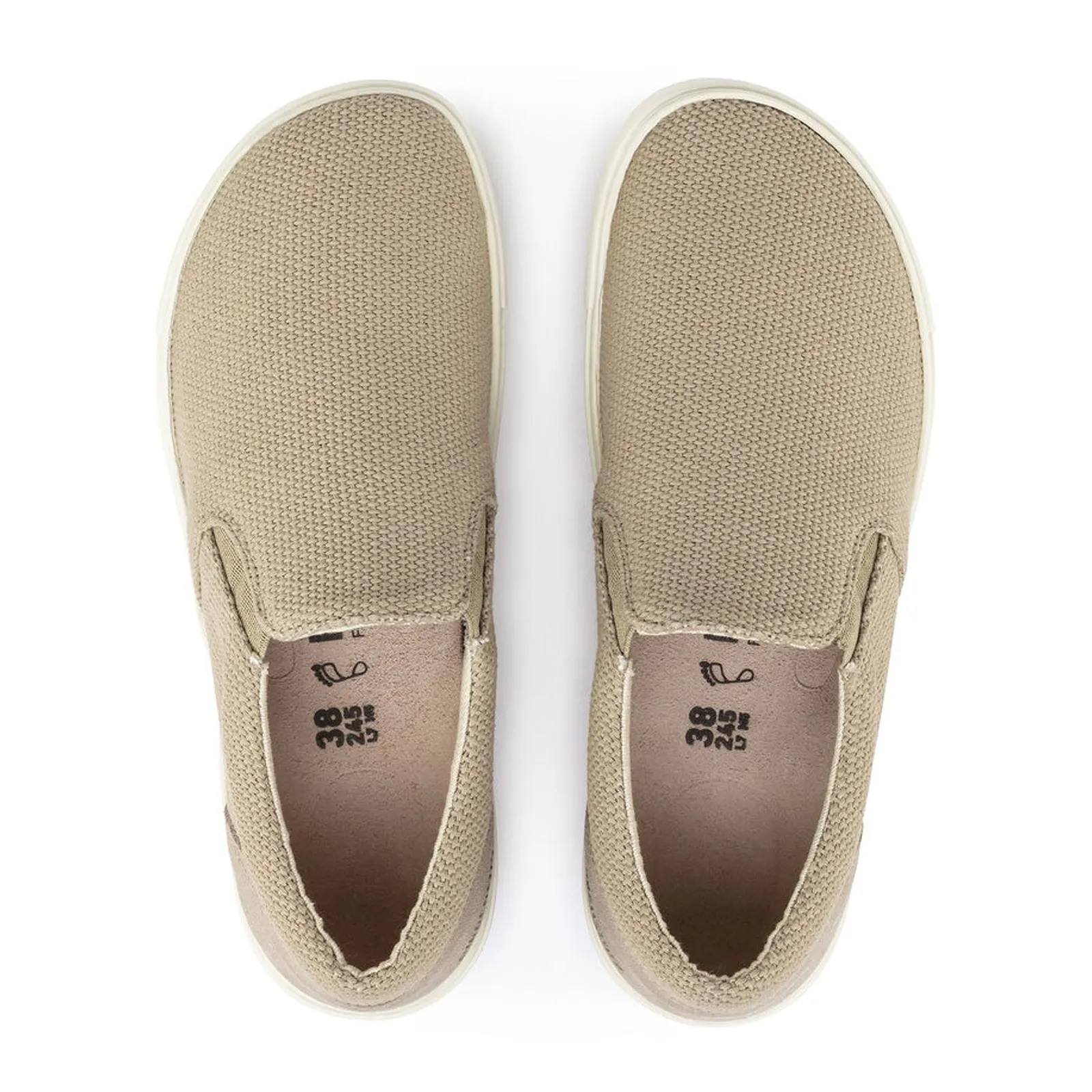 Birkenstock Oswego Narrow Slip On Sneaker (Women) - Sandcastle Canvas