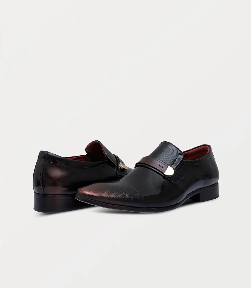 BM6798-COFFEE-Men Slip On