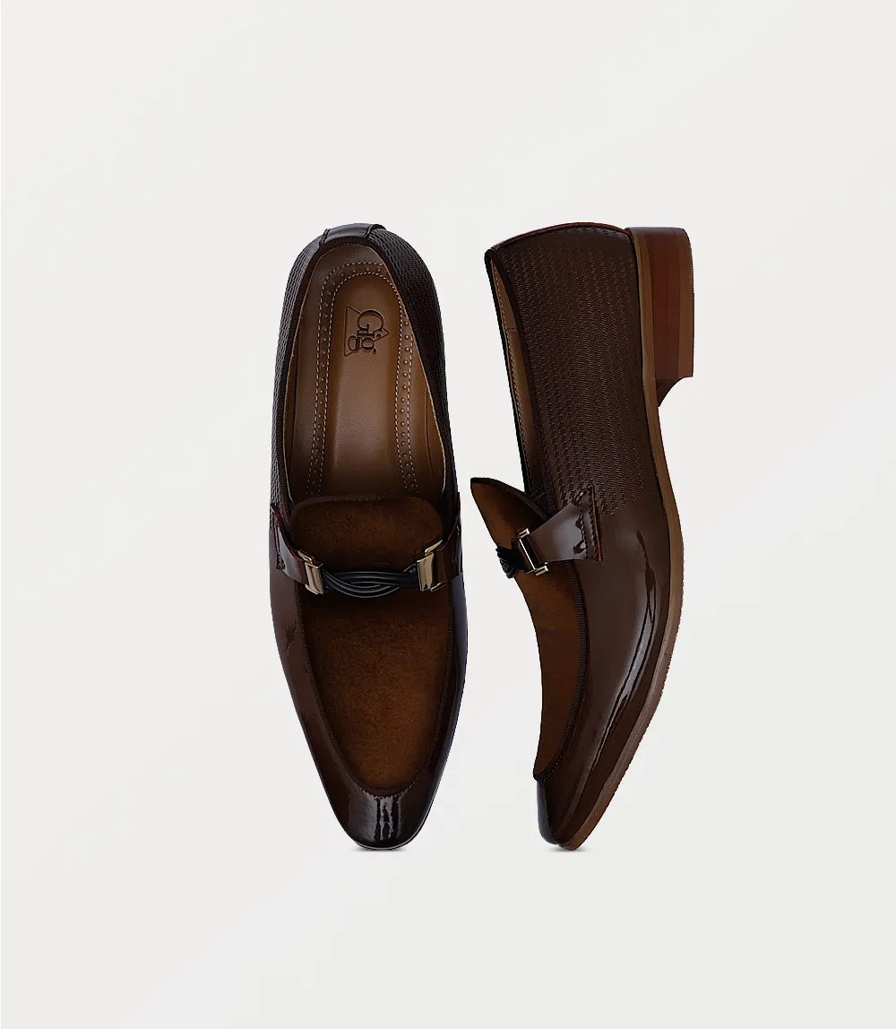 BM6799-BROWN-Men Slip On