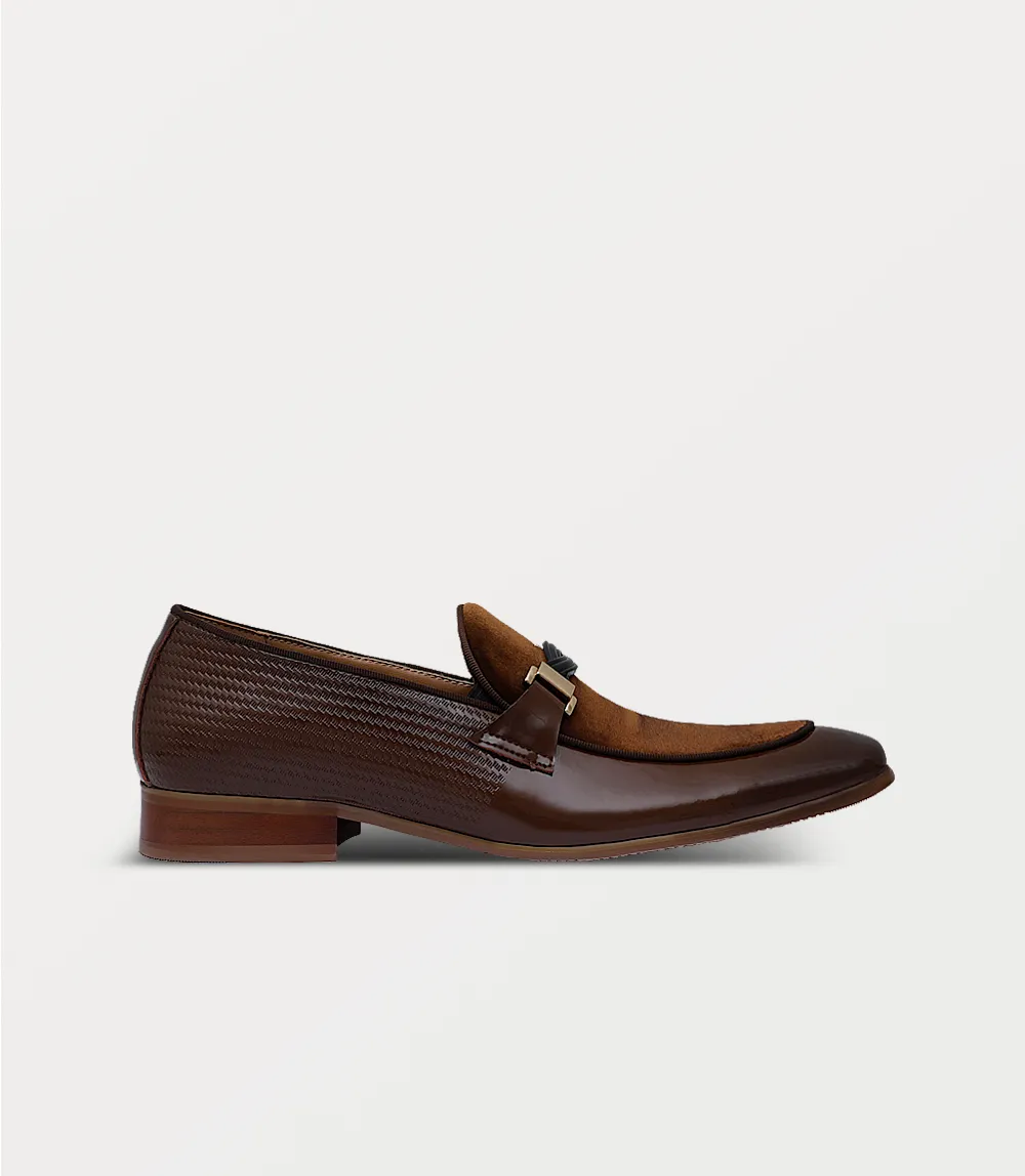 BM6799-BROWN-Men Slip On