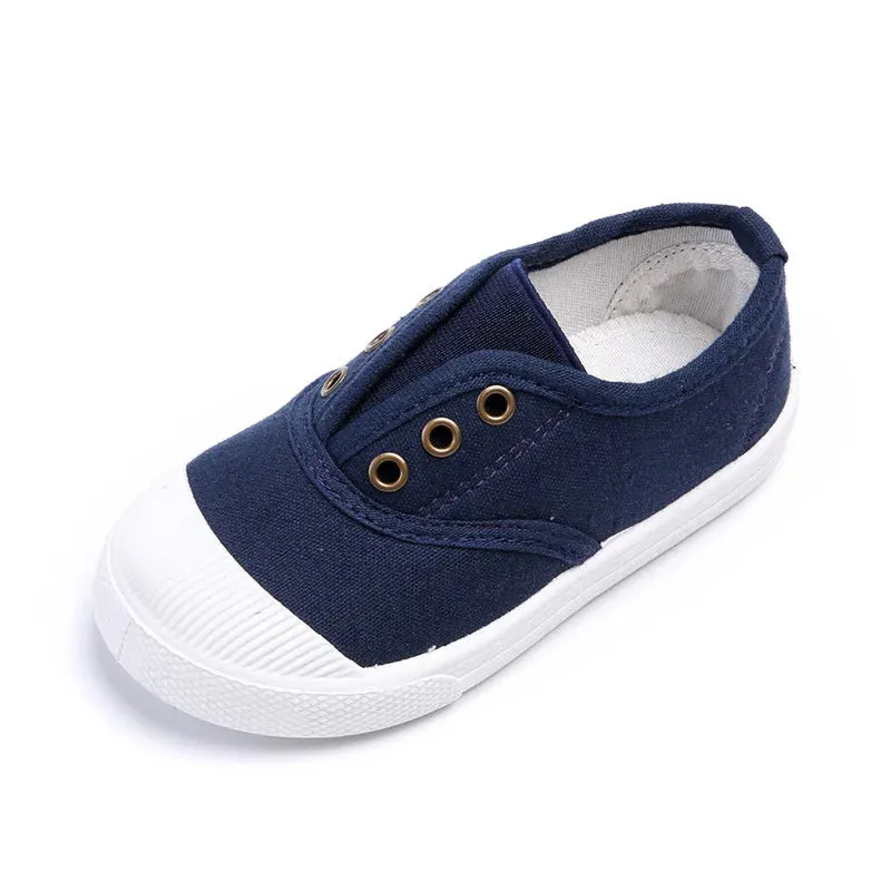 Children Casual Shoes Kids Canvas Sneakers Candy Colors Flats For Toddlers Boys Girls Soft Breathable Fashion Hot Sale Shoes