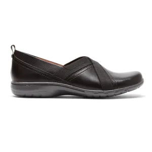 Cobb Hill Women's Penfield Envelope Ballet Flats- Black