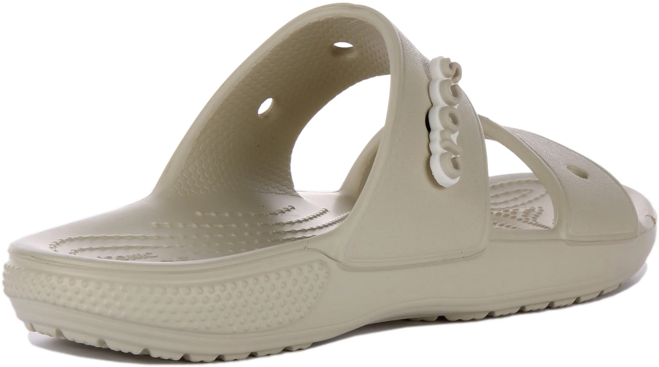 Crocs Classic Crocs Slider In Ivory