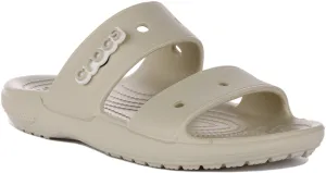 Crocs Classic Crocs Slider In Ivory