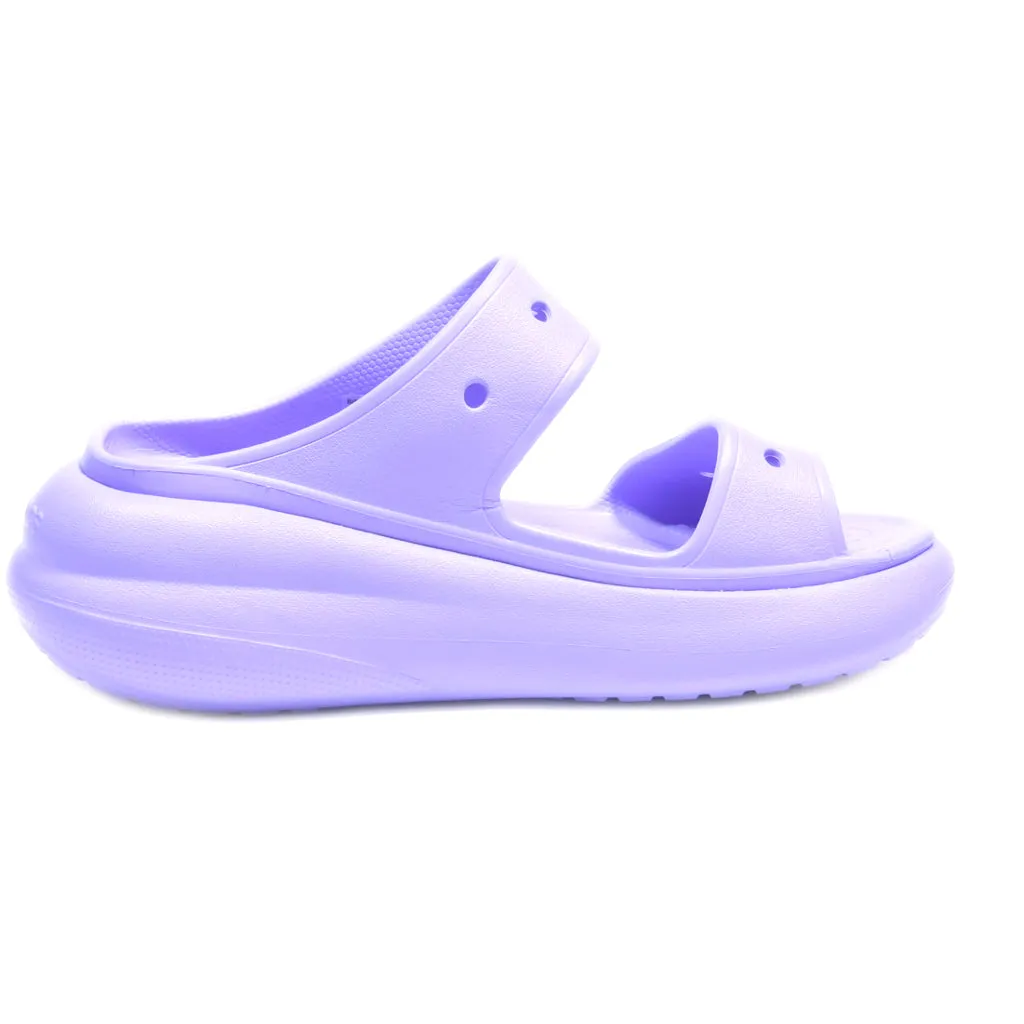 Crocs Classic Crush Wedge Sandals Eva Purple Colour For Women