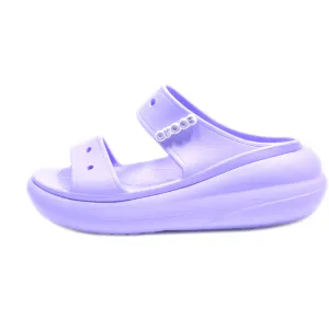 Crocs Classic Crush Wedge Sandals Eva Purple Colour For Women