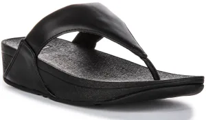 Fitflop Lulu Leather In Black For Women