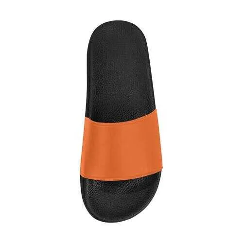 Flip-Flop Sandals, Autumn Orange Women's Slides