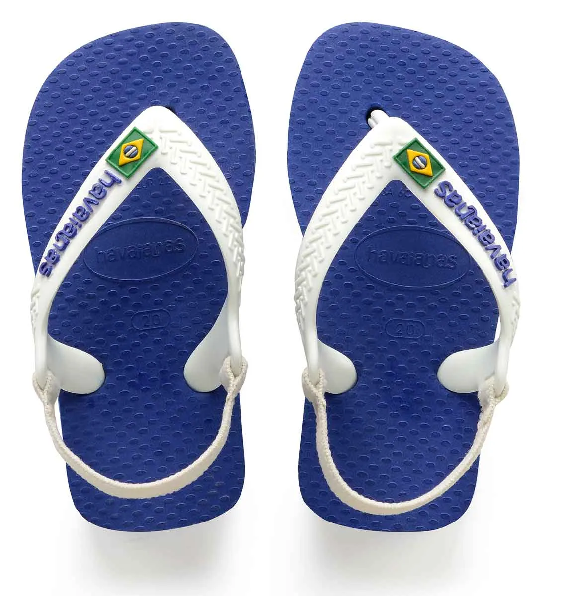 Havaianas Brasil Logo In Blue White