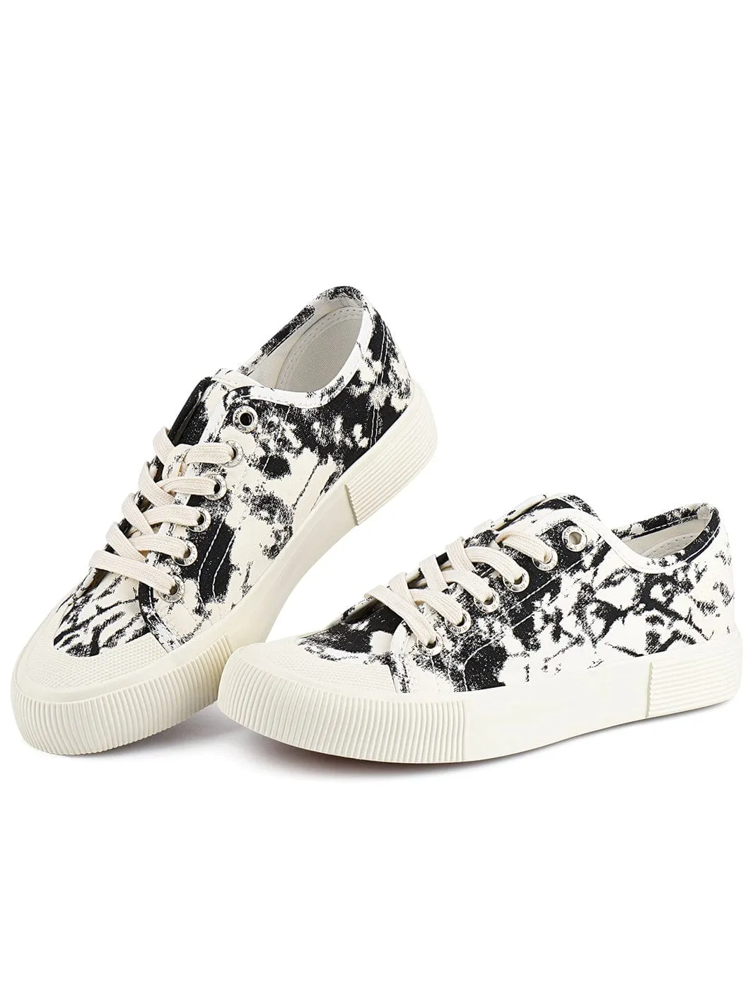 JENN ARDOR Women Canvas Fashion Low-Top Sneakers