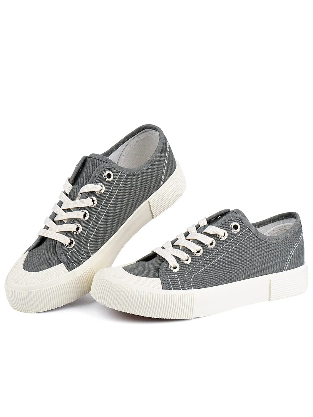 JENN ARDOR Women Canvas Fashion Low-Top Sneakers