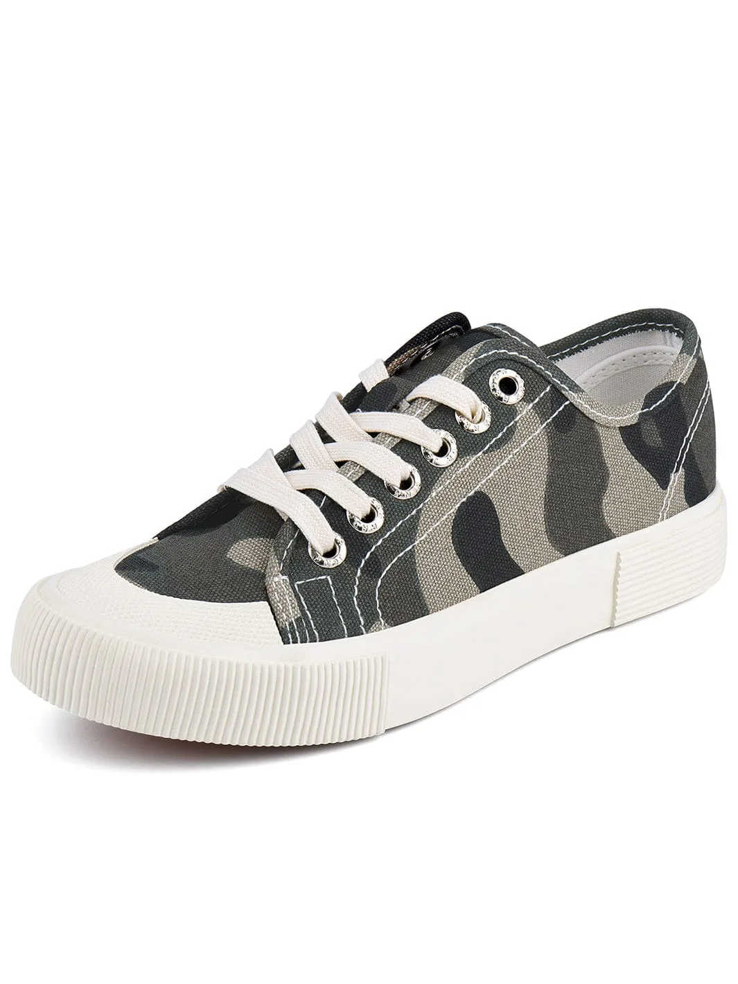 JENN ARDOR Women Canvas Fashion Low-Top Sneakers