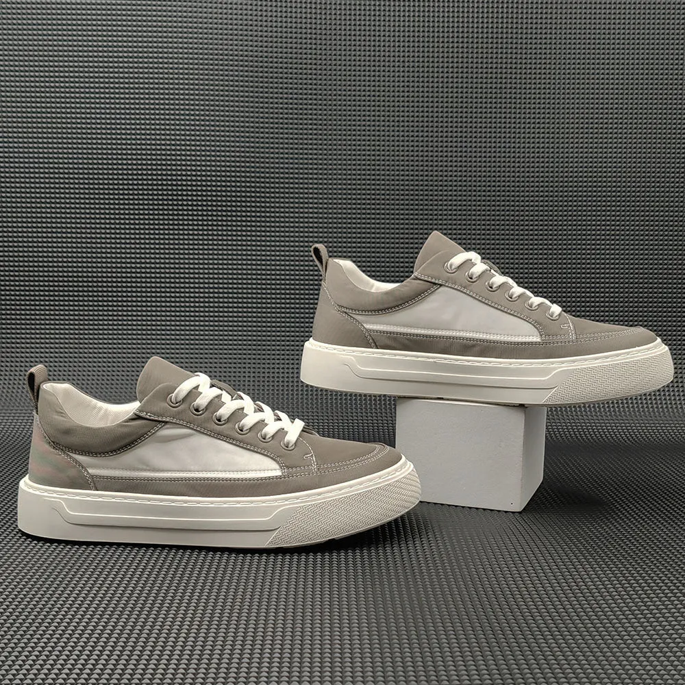 Men Fashion Breathable Canvas Casual Sneakers