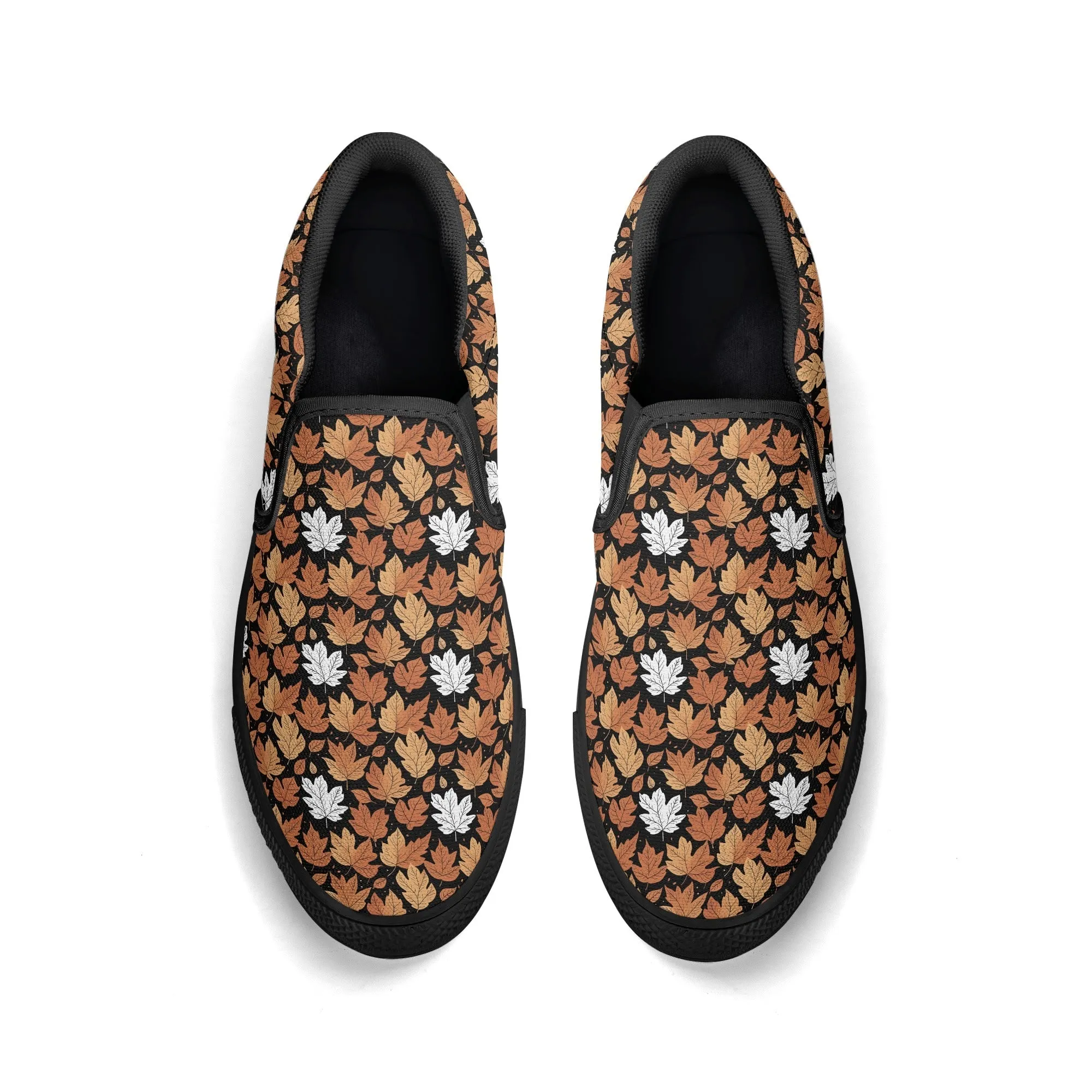 Mens Maple Leaves Rubber Slip On Shoes