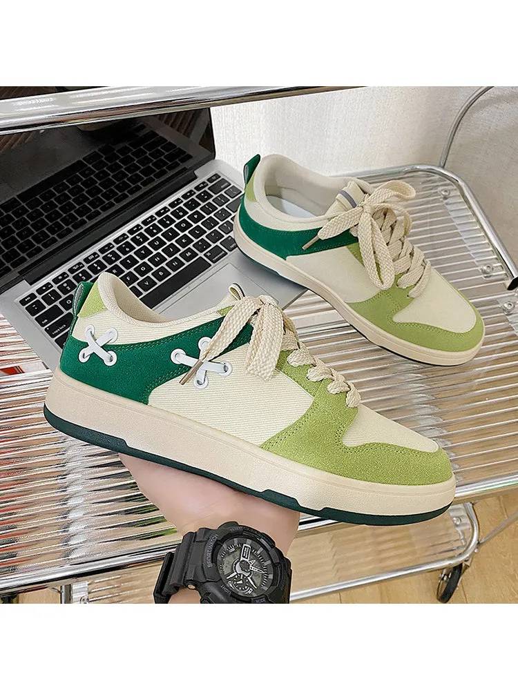 New Canvas Cross Pattern Casual Sporty Men'S Flat Shoes