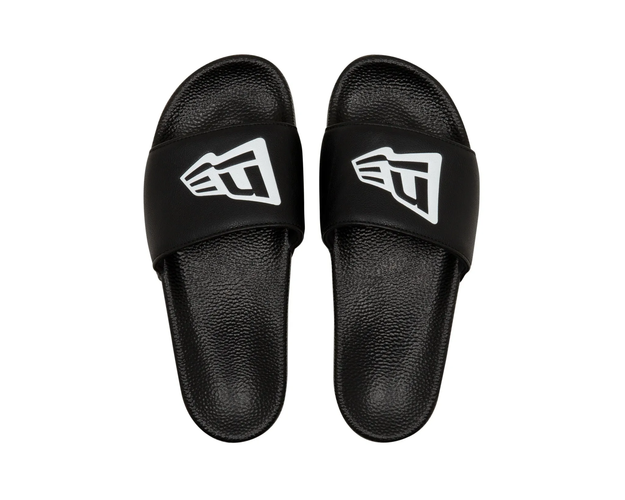 NEW ERA® Brand AX20 Men's Slides Sandals - Black and White