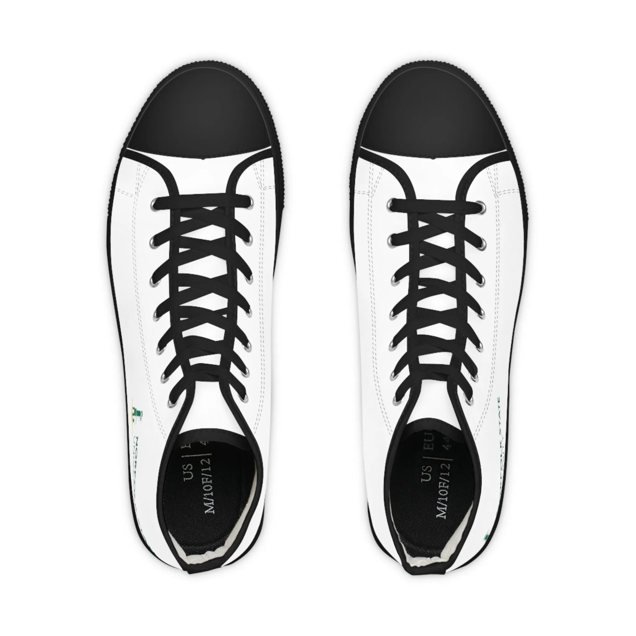 Norfolk State Men's High Top Sneakers