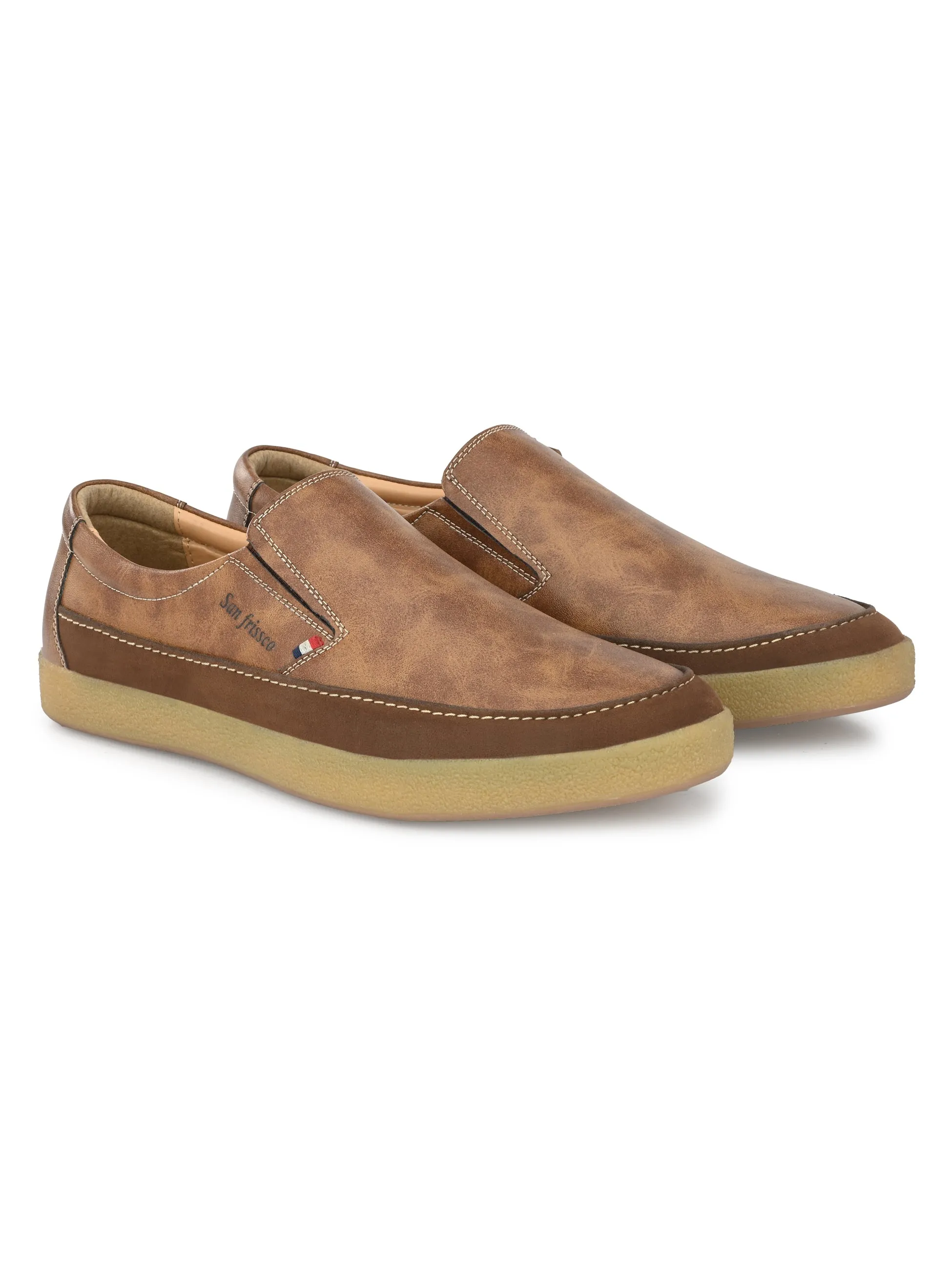 Randall Brown Slip-On Sneakers