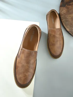 Randall Brown Slip-On Sneakers