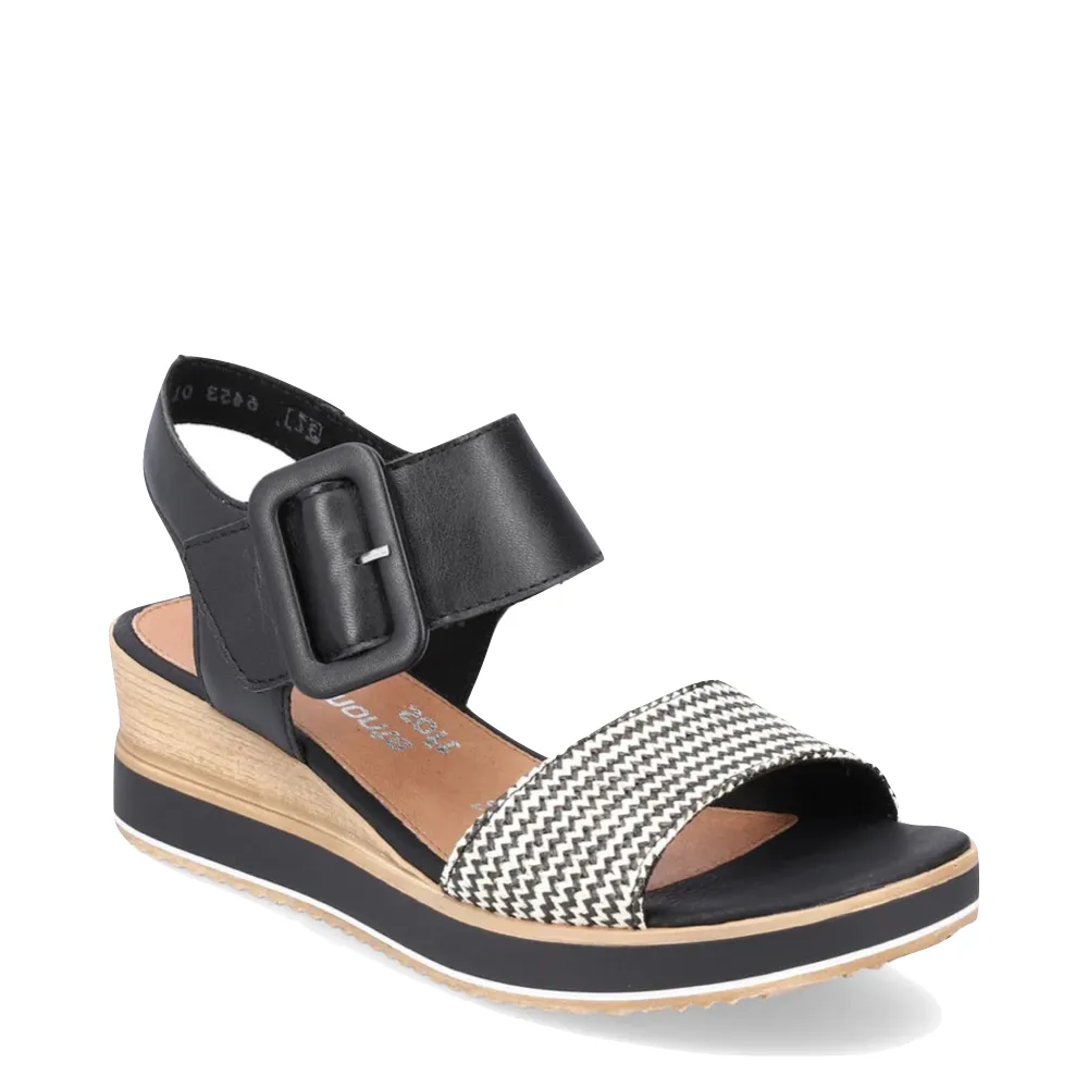 Remote Women's Jerilyn 53 Wedge Sandal (Black)