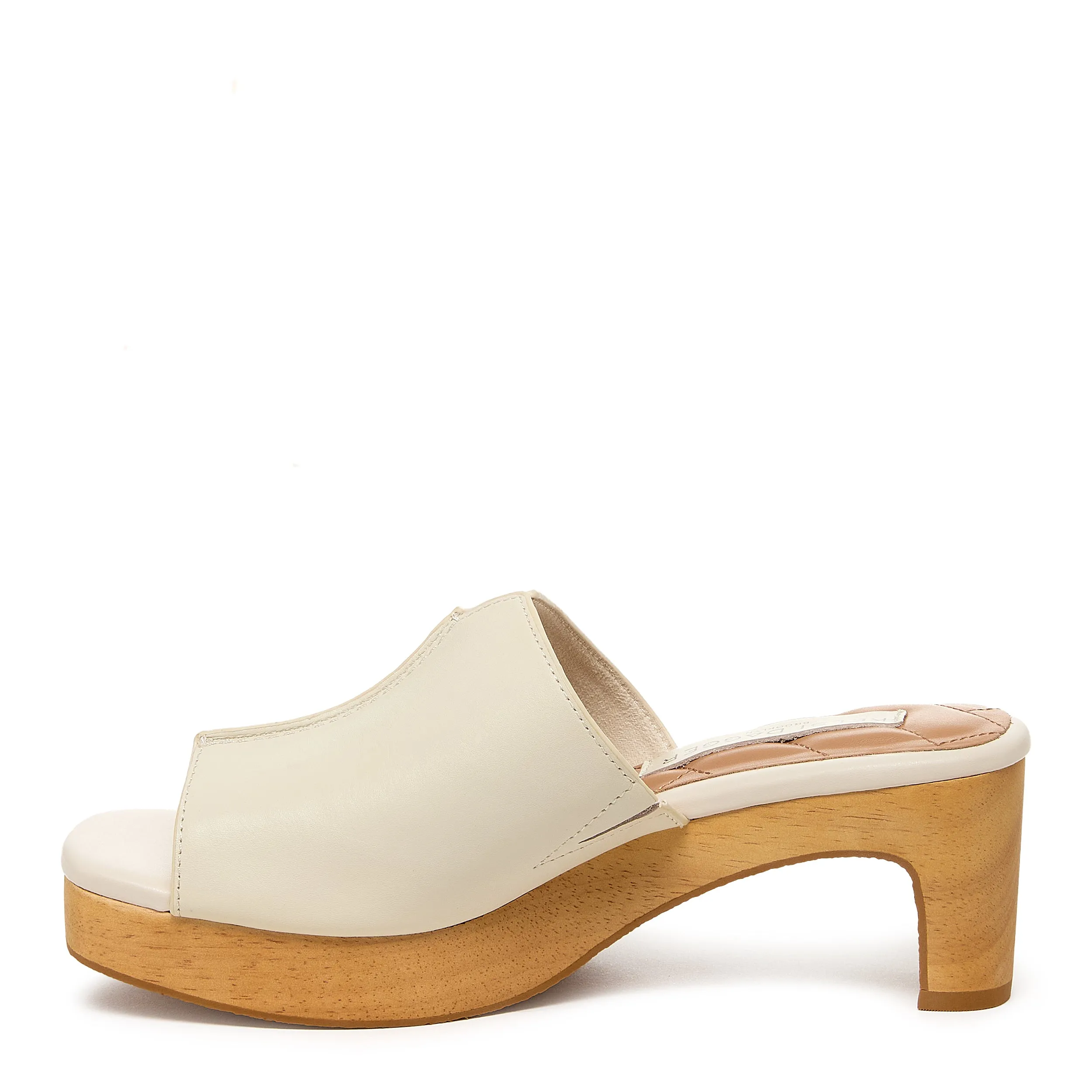 Ryan Ivory Platform Slide Sandal