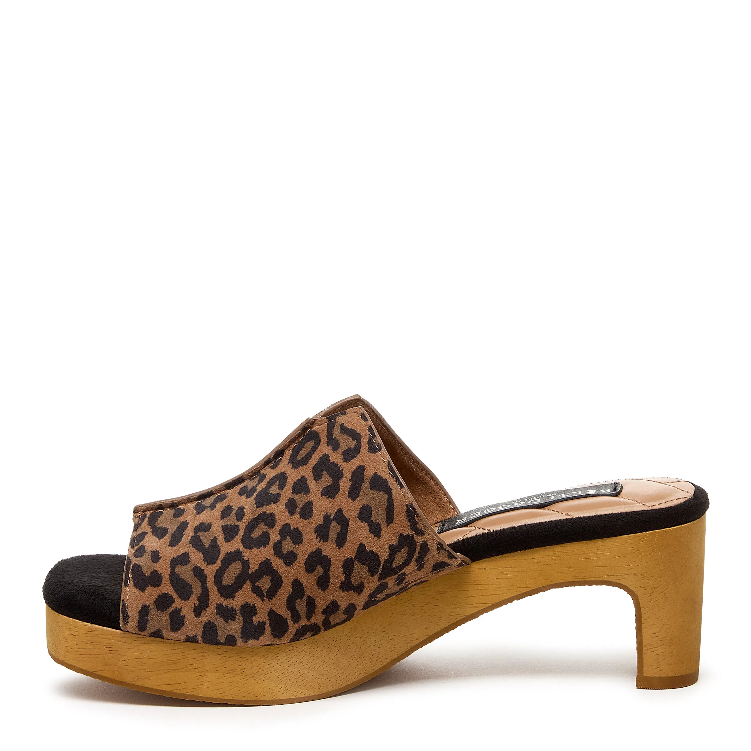 Ryan Leopard Platform Slide Sandal