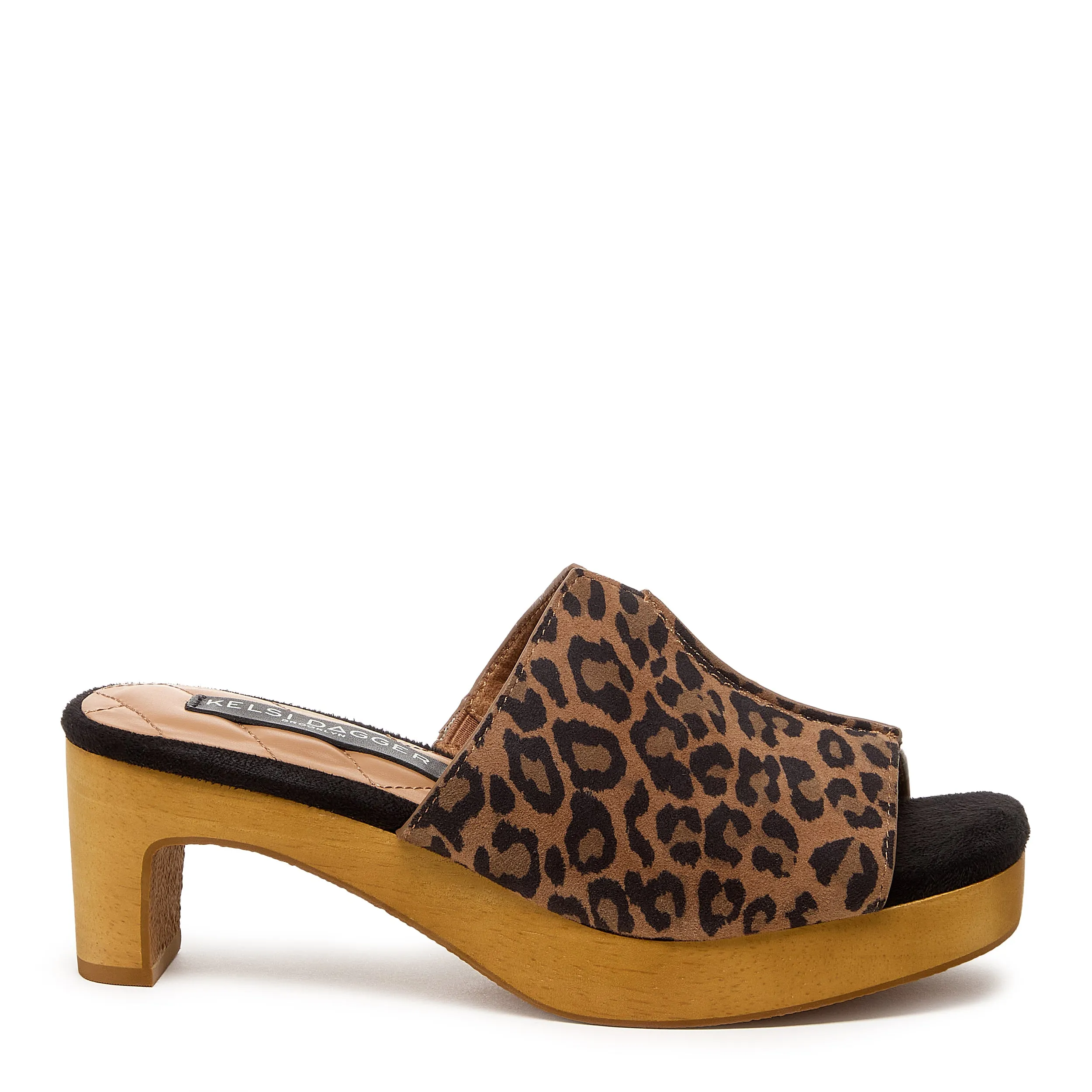 Ryan Leopard Platform Slide Sandal