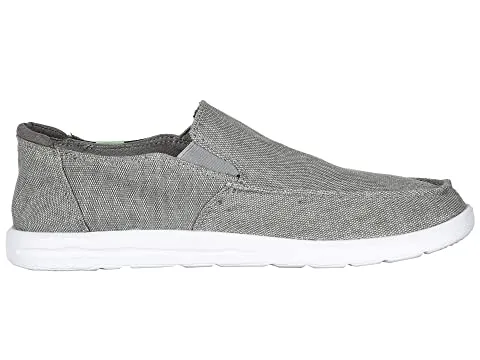 Sanuk Hi Five Grey Lightweight Slip On Breathable Cushioned Low Top Sneakers