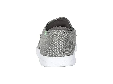 Sanuk Hi Five Grey Lightweight Slip On Breathable Cushioned Low Top Sneakers