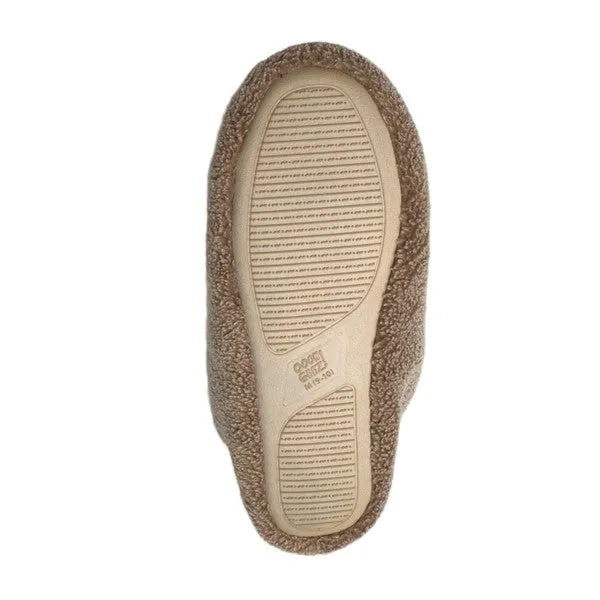 Sherpa Tan - Men's Cozy Sherpa House Slippers