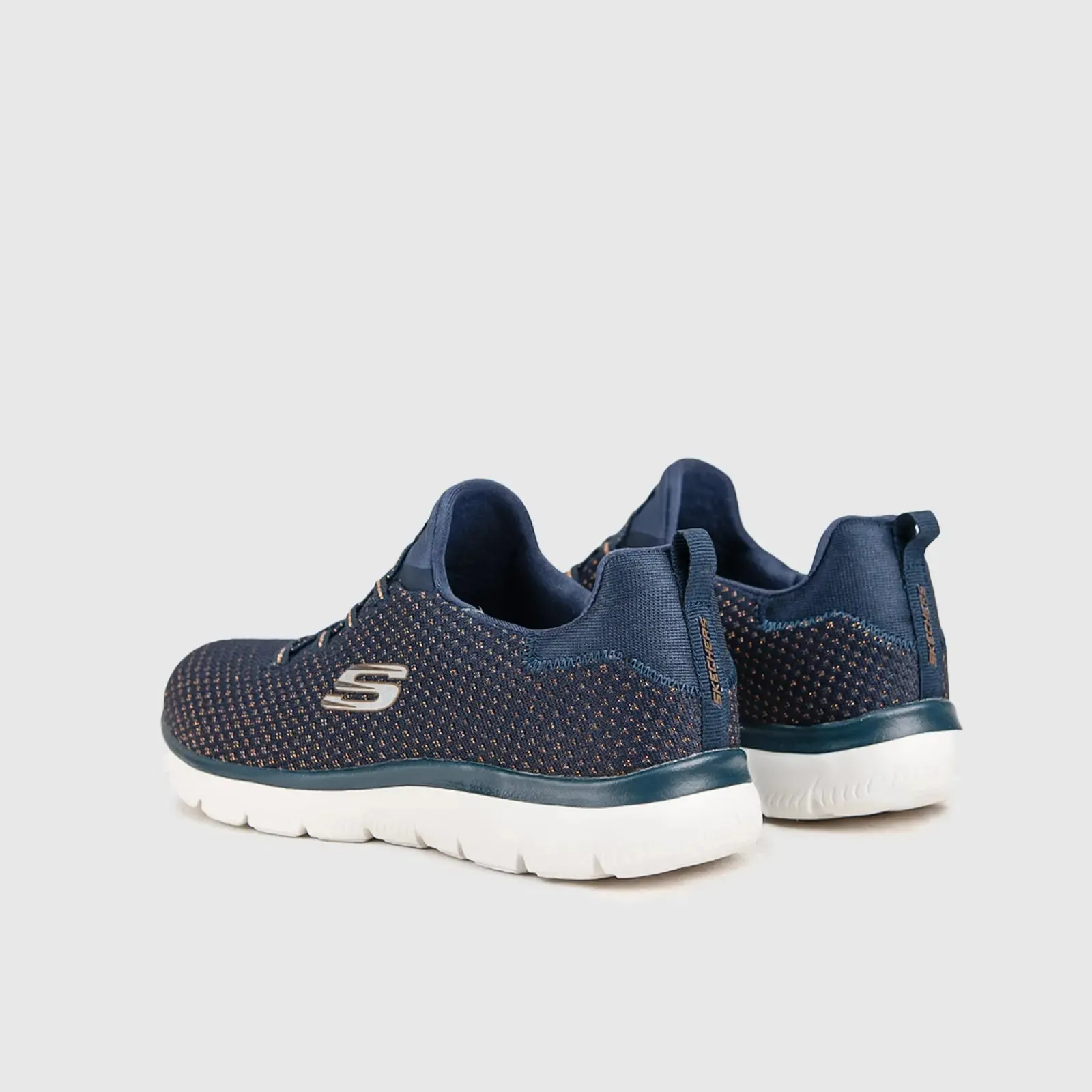 Summits Comfort Slip Ons Navy 149204