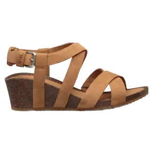 Teva Mahonia Wedge Cross Strap Chipmunk Womens Sandals