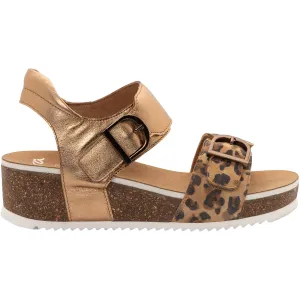 Women's Ara Shoes Nova Leopard/Whiskey Metallic