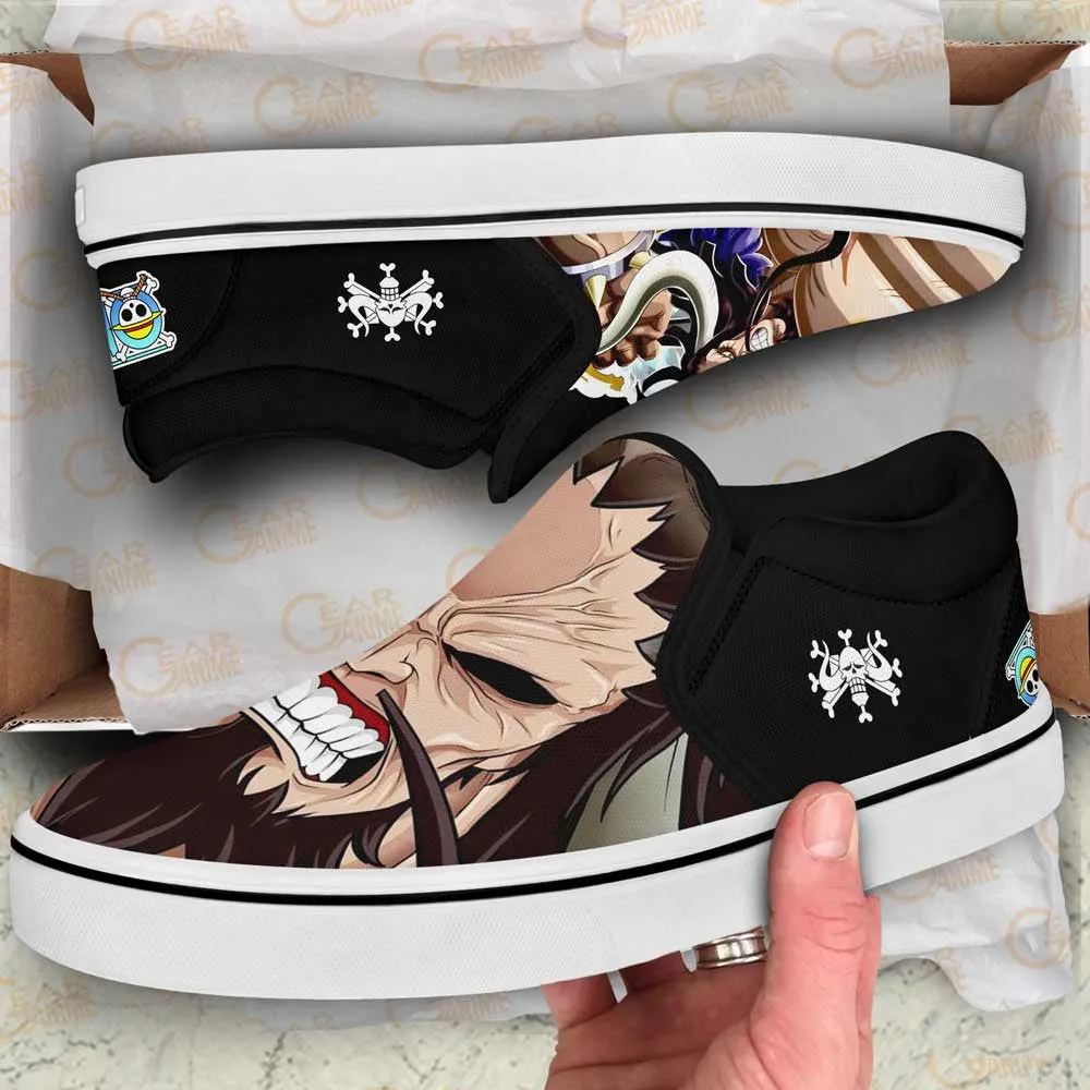 Yonko Kaido Slip On Sneakers Custom Anime OP Shoes